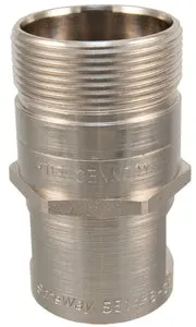 1″ Male Tip Half Coupler – S511-8-STL