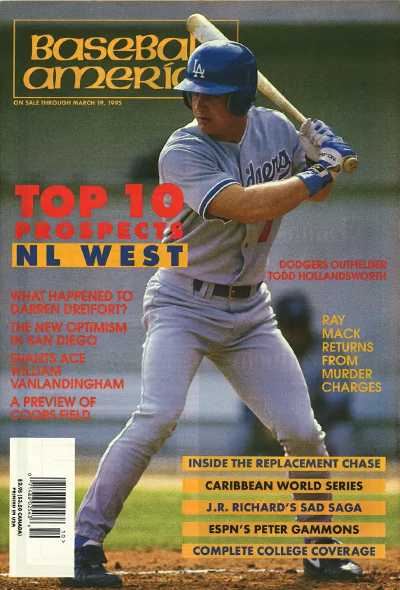 1995-03-02 NL West Top 10 Prospects Evaluation
