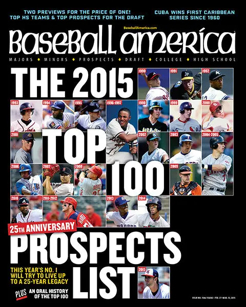 2015 Top 100 Prospects: Comprehensive Midseason Rankings (February 2015)