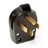 220V Right-Angle NEMA 14-50P Male Plug – Direct-Wire Design