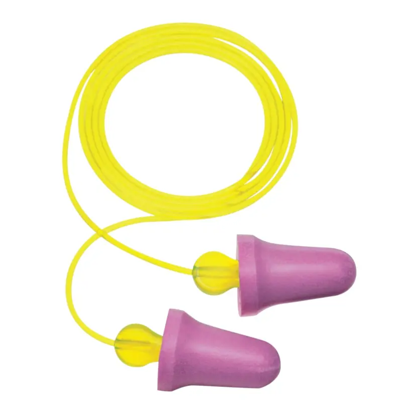 3M Peltor No-Touch Corded Foam Earplugs – 100-Unit Dispenser Pack (P2001)