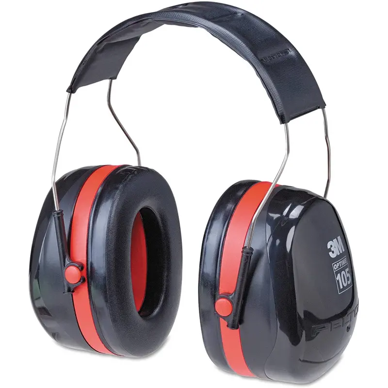 3M Peltor Optime 105 Earmuffs – 30 dB Noise Reduction Rating (H10A)