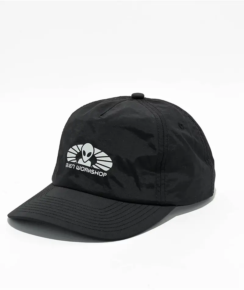 Alien Workshop Spectrum Reflective Snapback Cap in Black