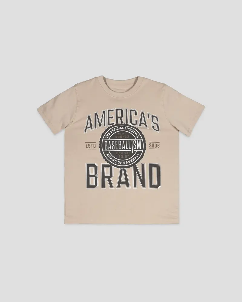 America’s Brand Seal Youth T-Shirt – Patriotic Baseball Tee