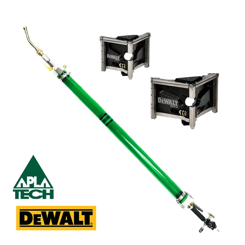 Apla-Tech Air Cannon Kit with Two Adjustable Angle Heads – Compatible with DeWALT Systems