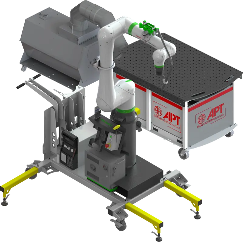 APT Modular Enclosed Welding Cell for Automated or Manual Processes