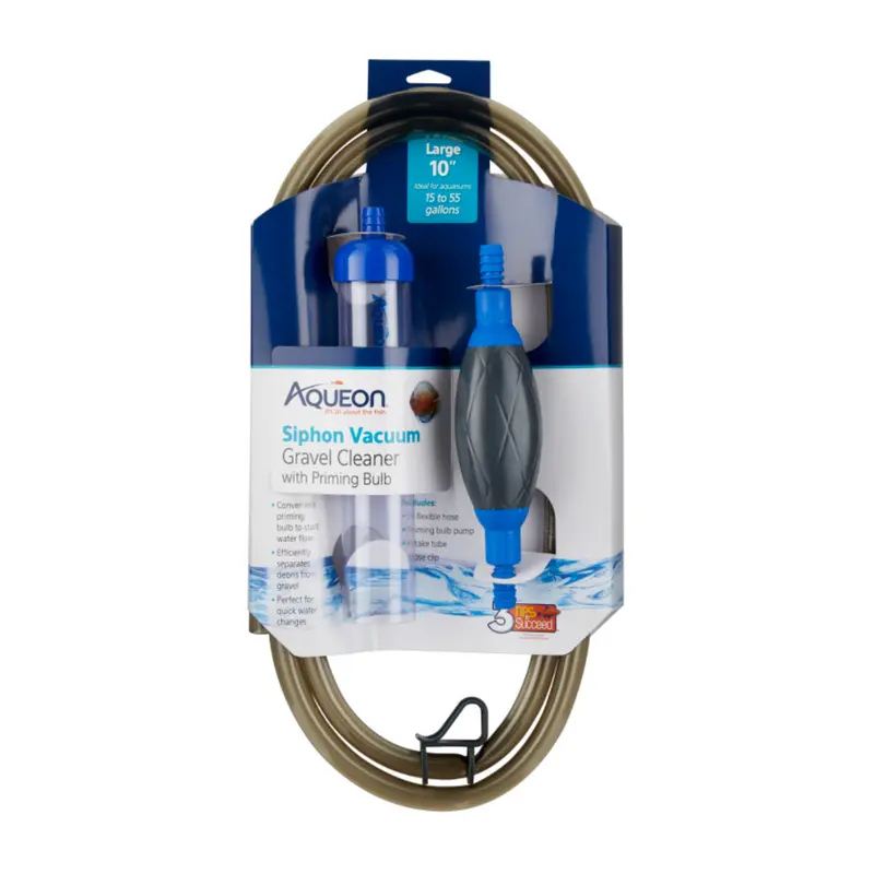 Aqueon Gravel Vacuum Siphon Cleaner with Bulb – Efficient Tank Maintenance