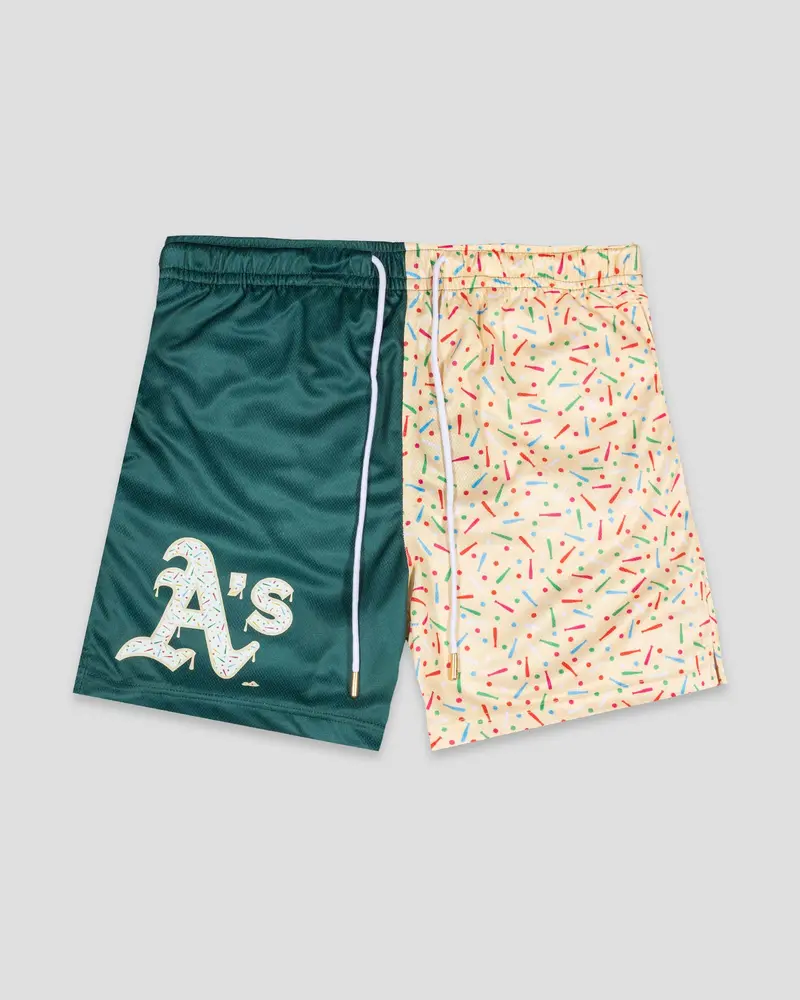 Athletics Batter Up Bakery Confetti Cupcake Diamond Air Mesh Shorts
