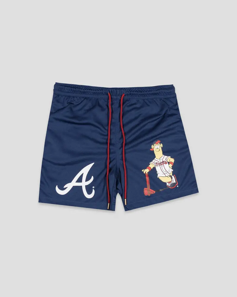 Atlanta Braves Blooper Youth Diamond Air Mesh Shorts