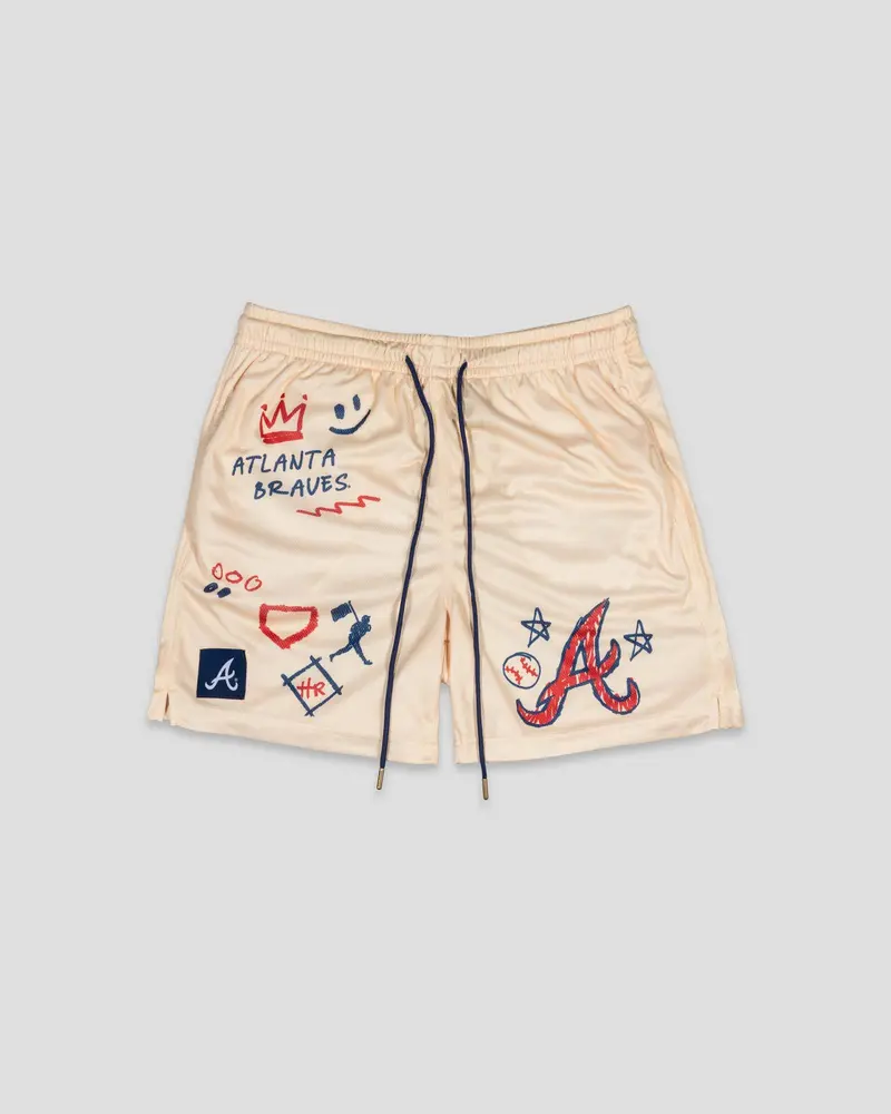 Atlanta Braves Youth Diamond Air Mesh Shorts