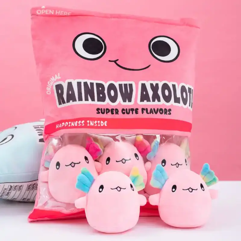 Axolotl Plushie Variety Pack – Multi-Style Collectible Set