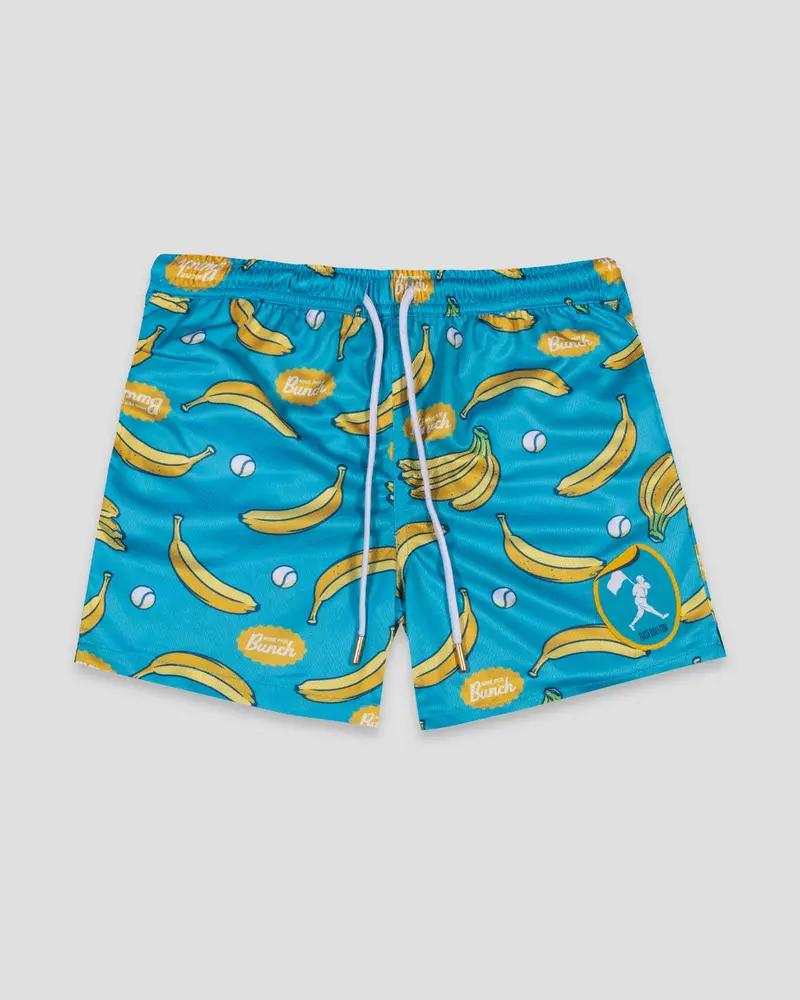 Bananas Peelin Good Adult Diamond Air Mesh Shorts