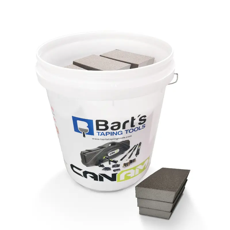 Bart’s Own Economy Dual-Angle Sanding Sponges – 50-Pack in Pail