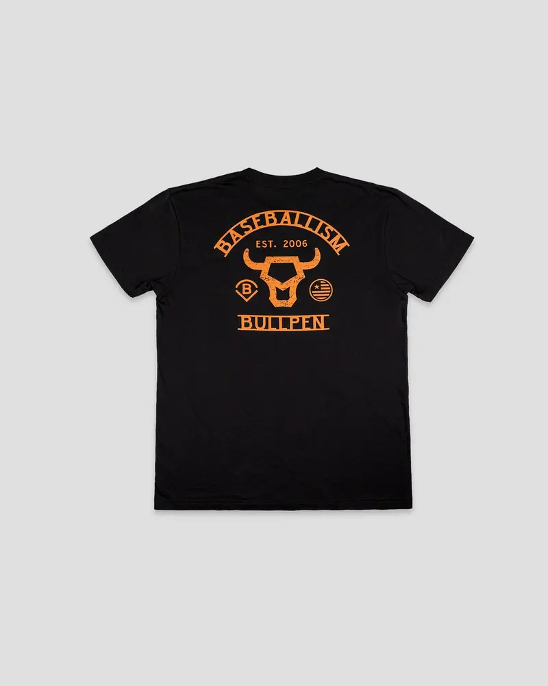 Baseballism Bullpen Youth T-Shirt – Black