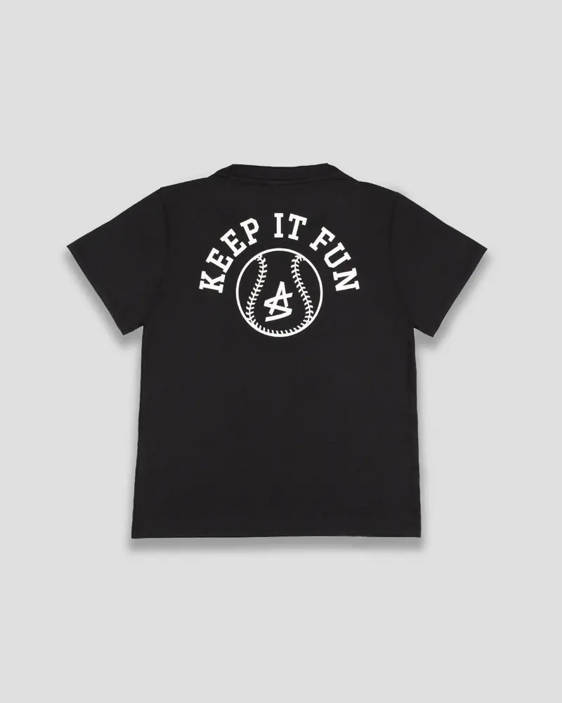 Baseballism x Austin Schultz ‘Keep It Fun’ Block-Letter Youth T-Shirt