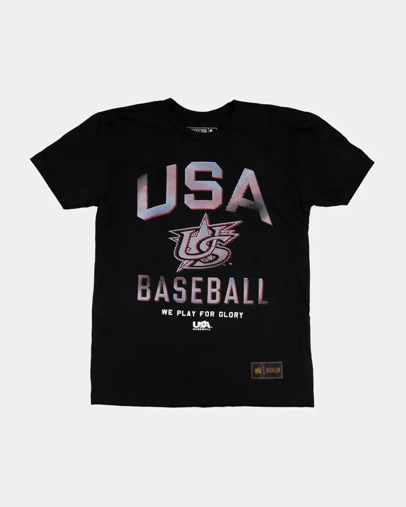 Baseballism x USA Baseball Gradient Print T-Shirt