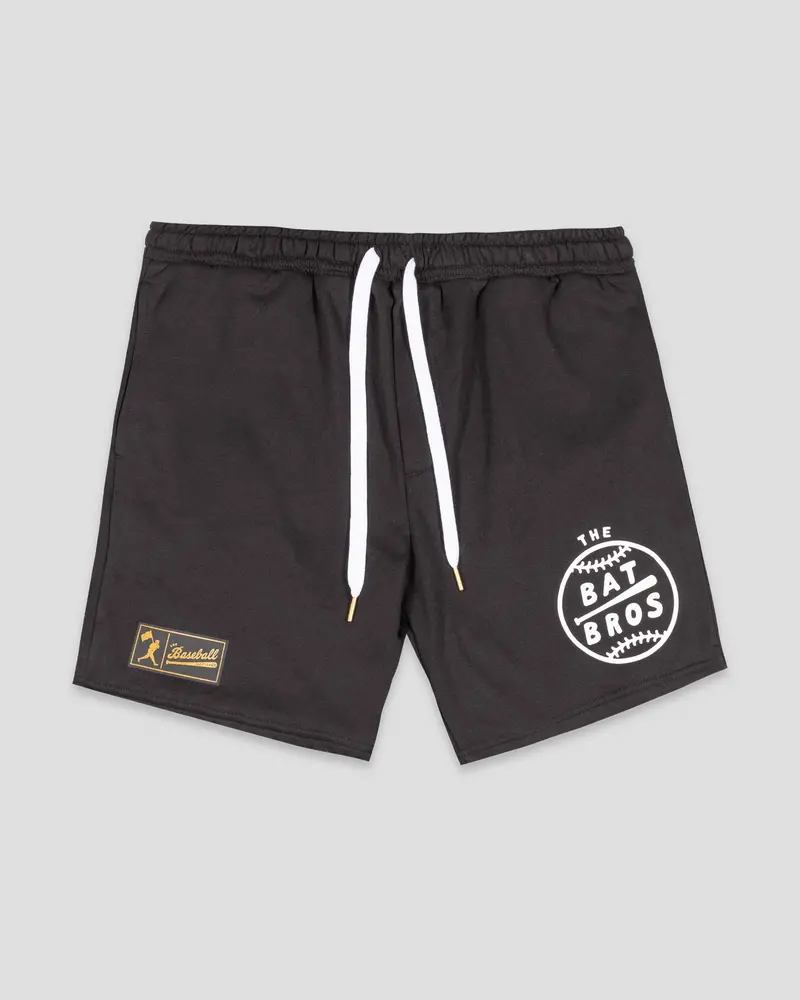 Bat Bros Seal-Emblazoned Sweat Shorts