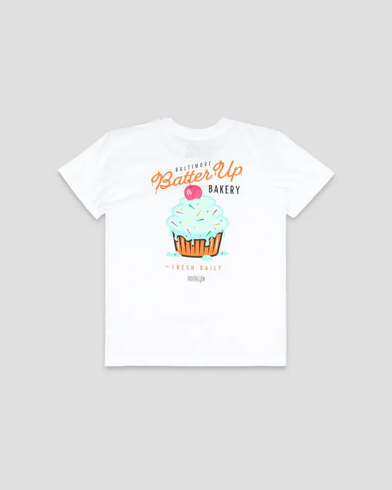 Batter Up Bakery Youth Confetti Cupcake Tee – Orioles