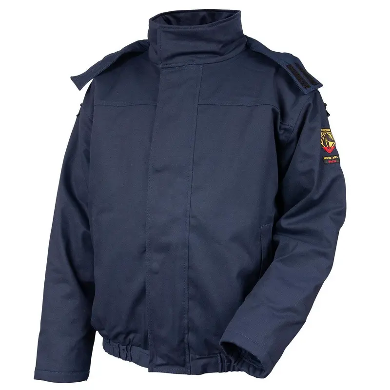 Black Stallion AR/FR Canvas Duck Insulated Bomber Jacket (JF5000-NV)