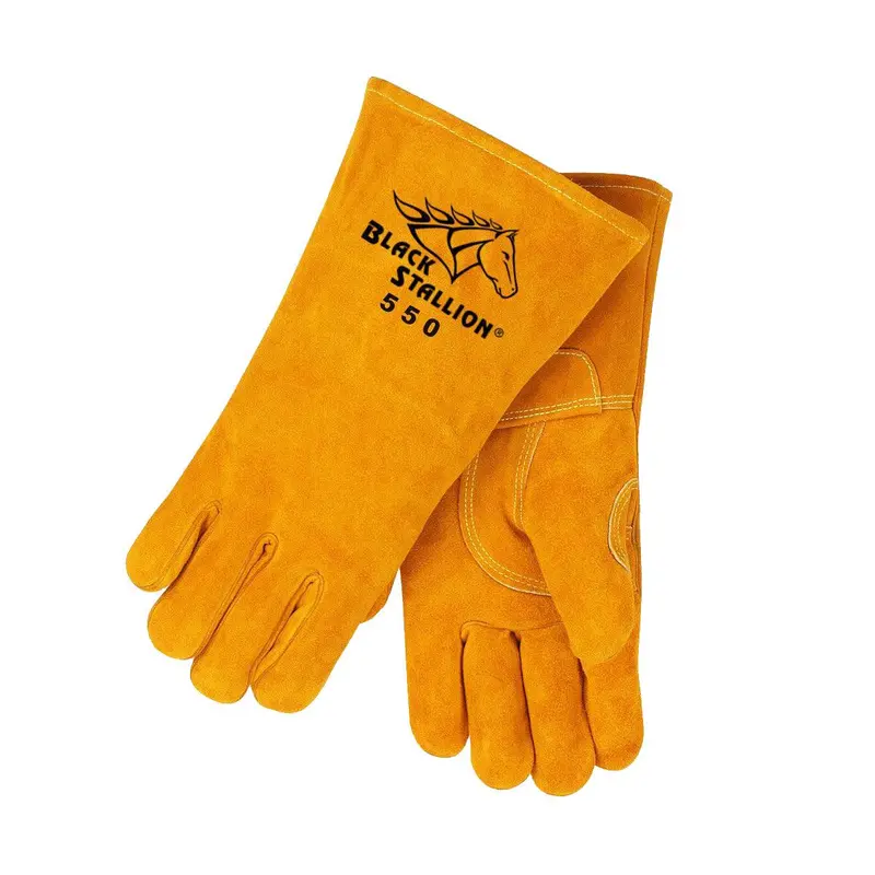 Black Stallion Durable Cowhide Stick Welding Gloves – Model 550