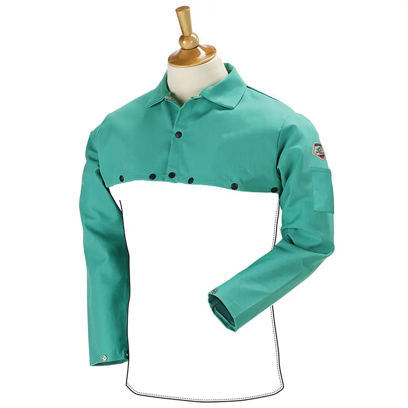 Black Stallion FR Cotton Cape Sleeves for Arc Flash Protection (Model F9-21CS)