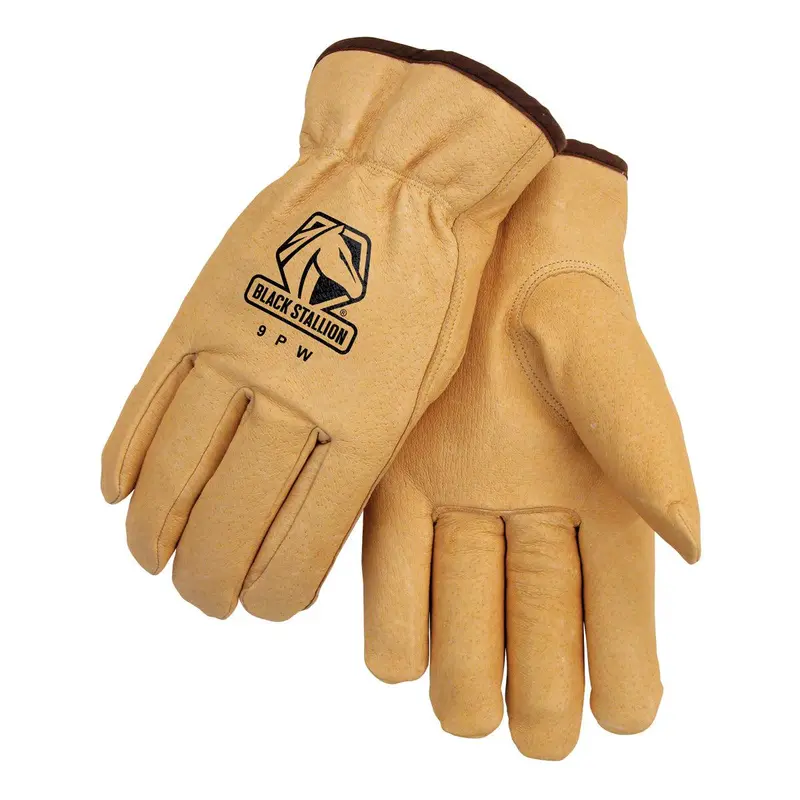 Black Stallion Insulated Pigskin Winter Driving Gloves – Model 9PW