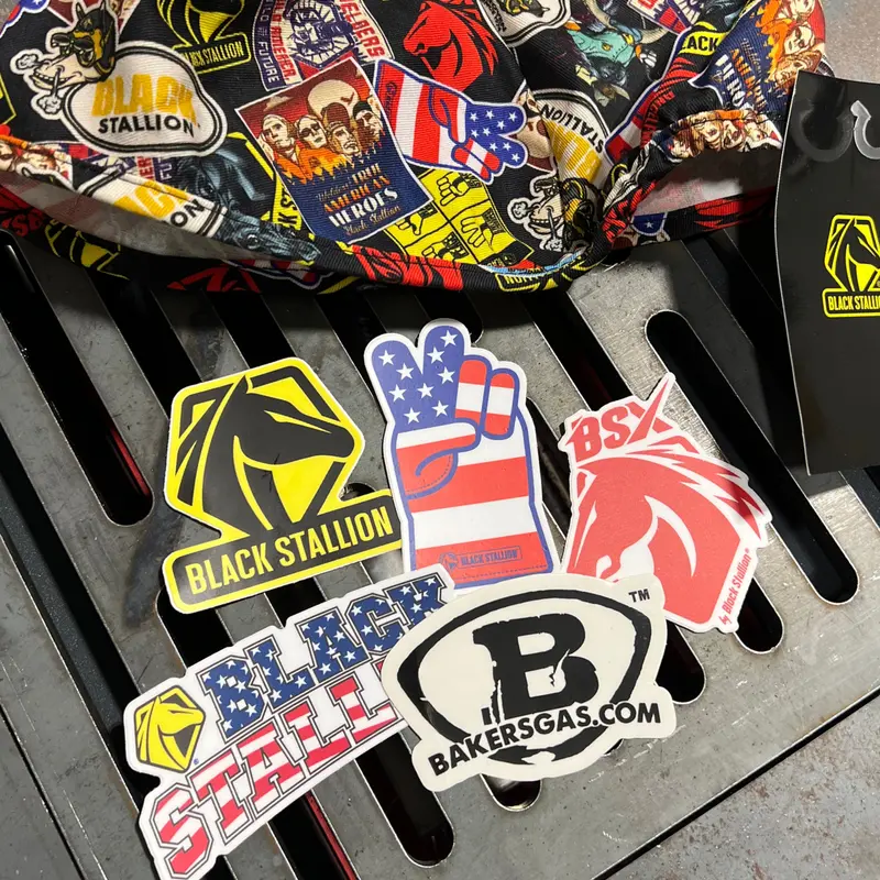 Black Stallion Premium Sticker Collection