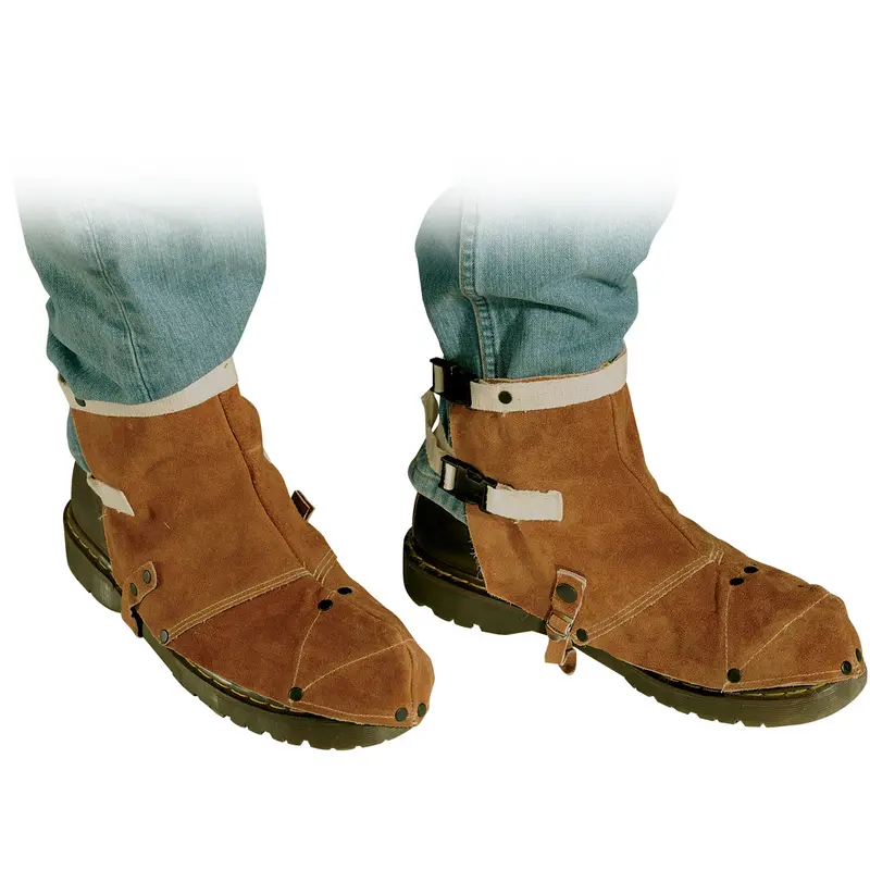 Black Stallion Split Cowhide Shoe Protectors for Foot & Ankle Coverage – SP