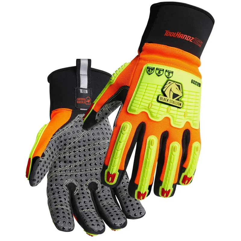 Black Stallion ToolHandz MAX High-Cut-Resistance Mechanics Glove – Olive Black