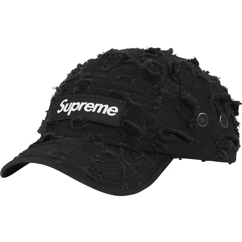 Black Supreme Griffin Camp Cap