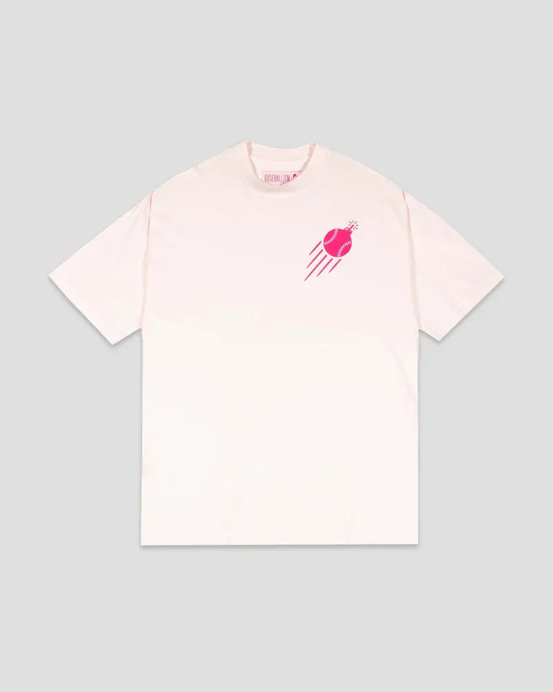 Bombs For Moms Pink Relaxed-Fit T-Shirt