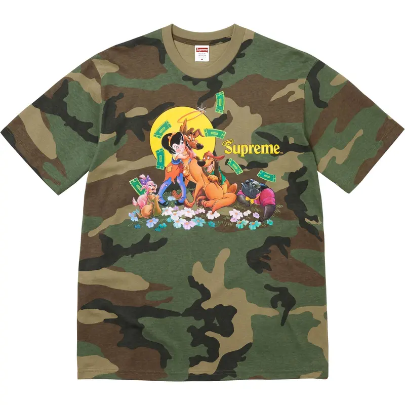 Camo Supreme ‘All Dogs Go to Heaven’ T-Shirt