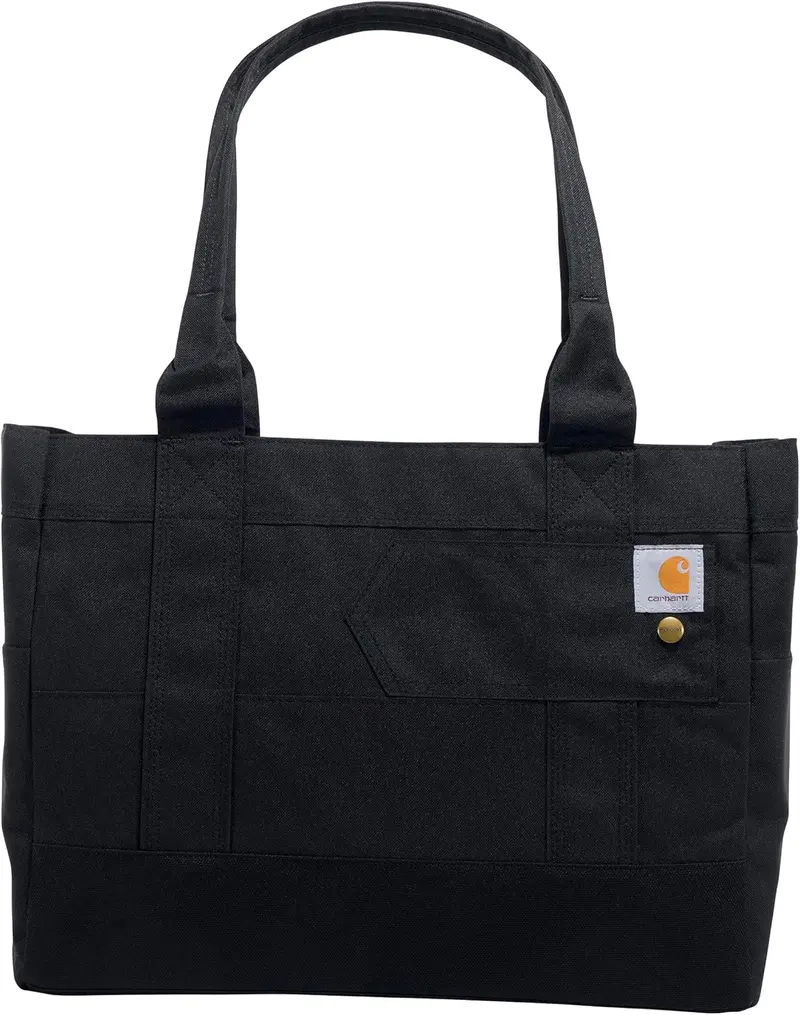 Carhartt Black Horizontal Zip Tote Bag