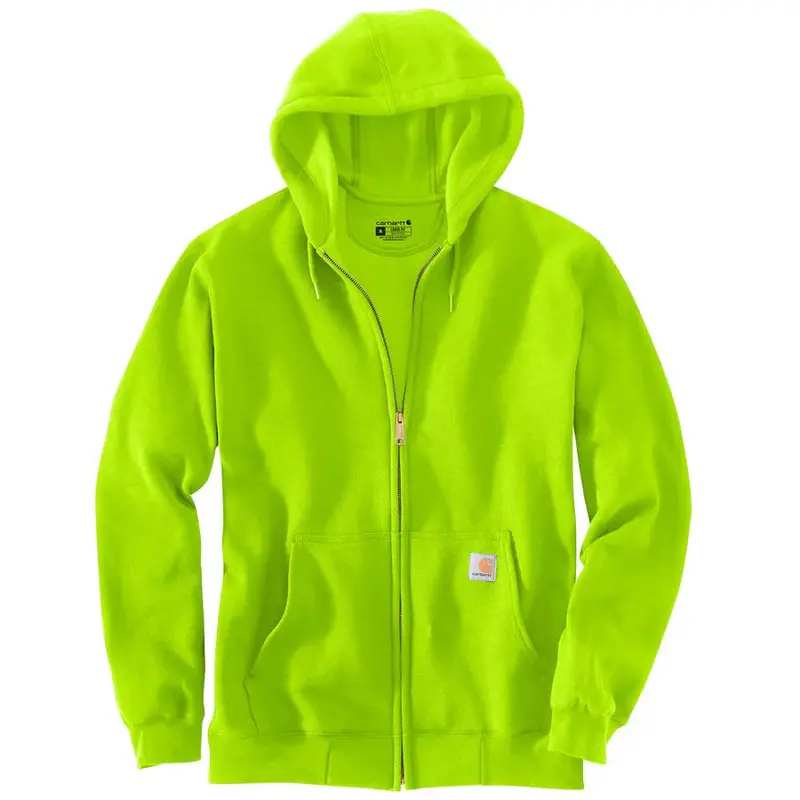 Carhartt Loose-Fit Full-Zip Sweatshirt – Brite Lime