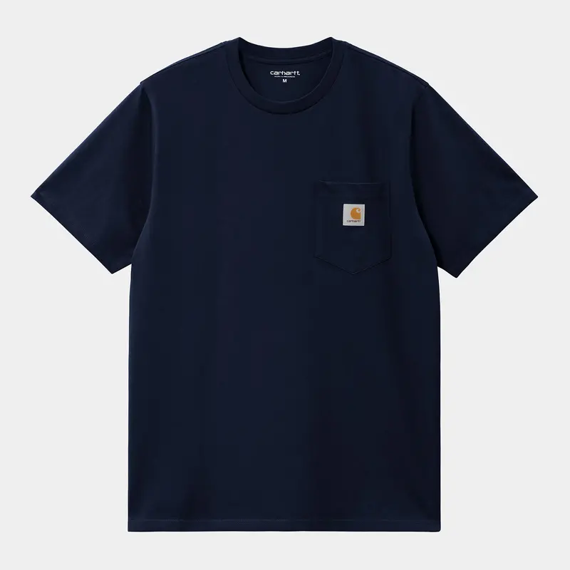 Carhartt Loose-Fit Short-Sleeve Pocket Tee – Navy Blue