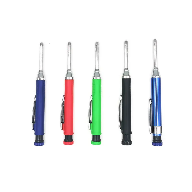 Carpenter’s Mechanical Pencil with Built-In Sharpener – Precision Marking On-the-Go