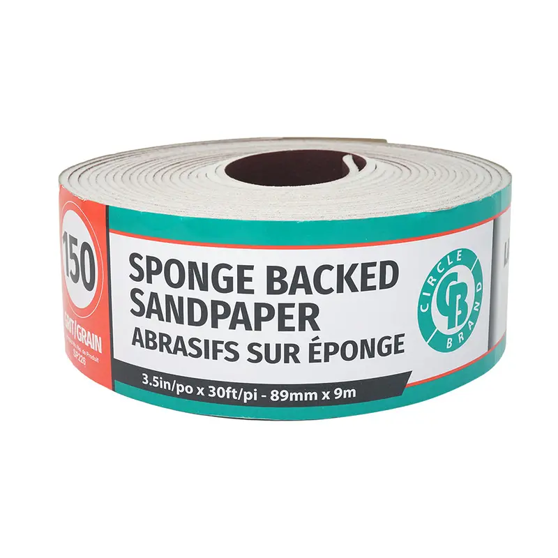 Circle Brand Foam-Backed Sandpaper – Consistent Pressure Distribution