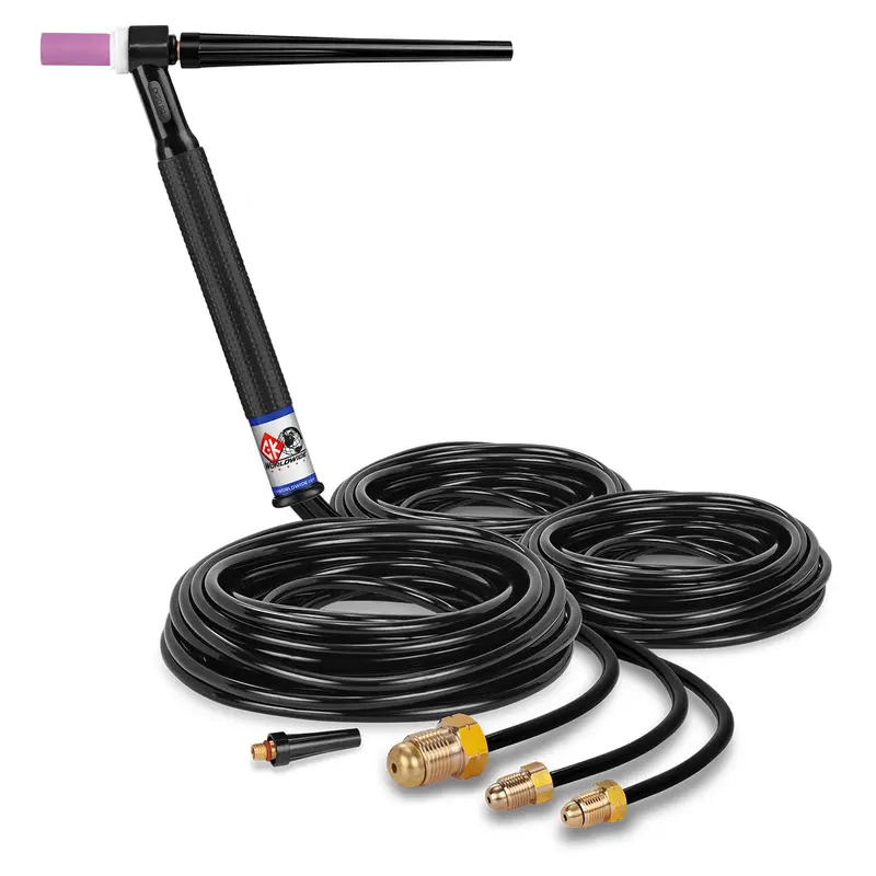 CK Worldwide 250A Water-Cooled TIG Torch with Fronius Combo Compatibility (25 ft)