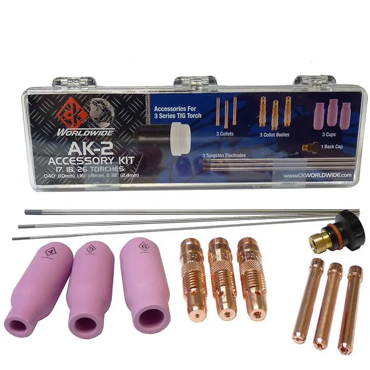 CK Worldwide 3-Series Compact TIG Torch Accessory Kit (AK-2)
