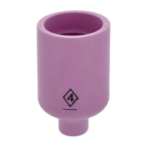 CK Worldwide #4 Alumina Gas Lens Cup – 2-Pack for Fine-Feature Welding