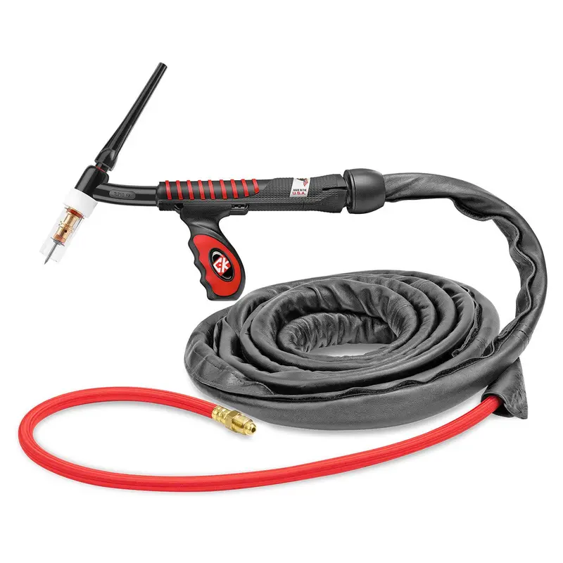 CK Worldwide UltraTIG TrimLine 200A Air-Cooled TIG Torch with SuperFlex Cable