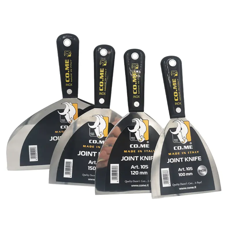 Co.Me Mirror-Polished Stainless Steel Putty Knives