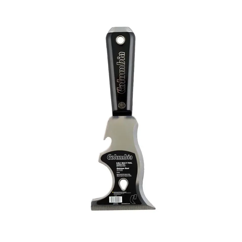 Columbia Stainless Steel 9-in-1 Utility Knife – Versatile Drywall & Finishing Tool