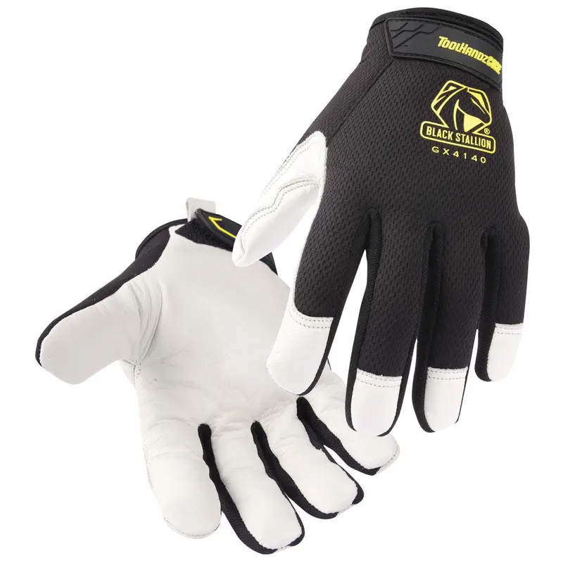 CORE Mechanics Glove Featuring Cow Grain Palm and Durable Fit – GX4140-BW
