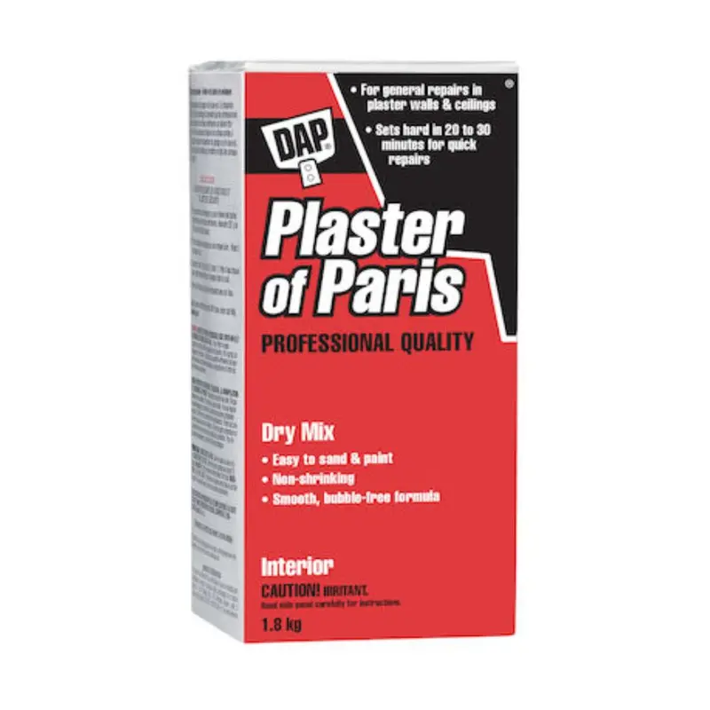 DAP Plaster of Paris – High-Strength Repair Compound for Walls & Ceilings