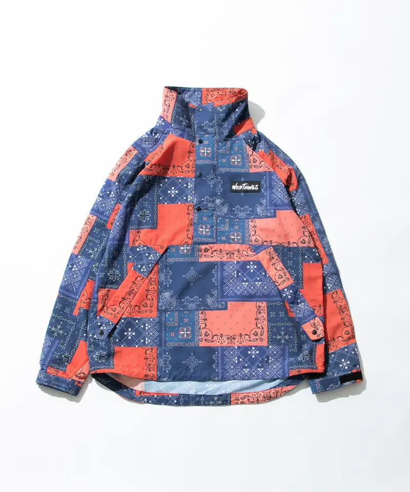 Denali Lightweight Pullover Jacket with Bandana Pattern