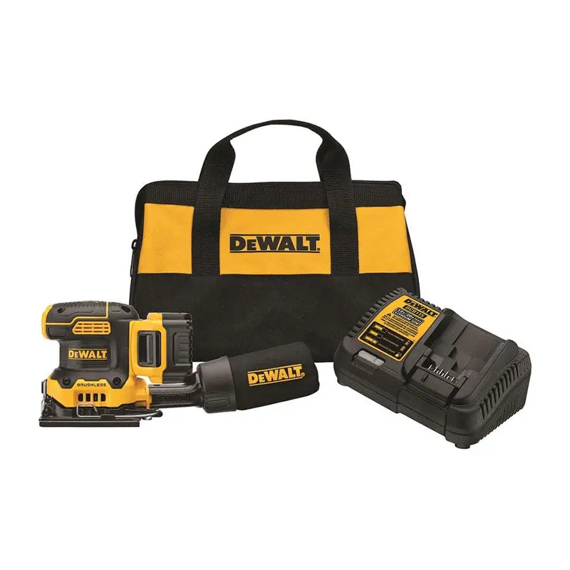 DeWALT 20V MAX XR Cordless 1/4-Sheet Variable-Speed Sander Kit – Refurbished