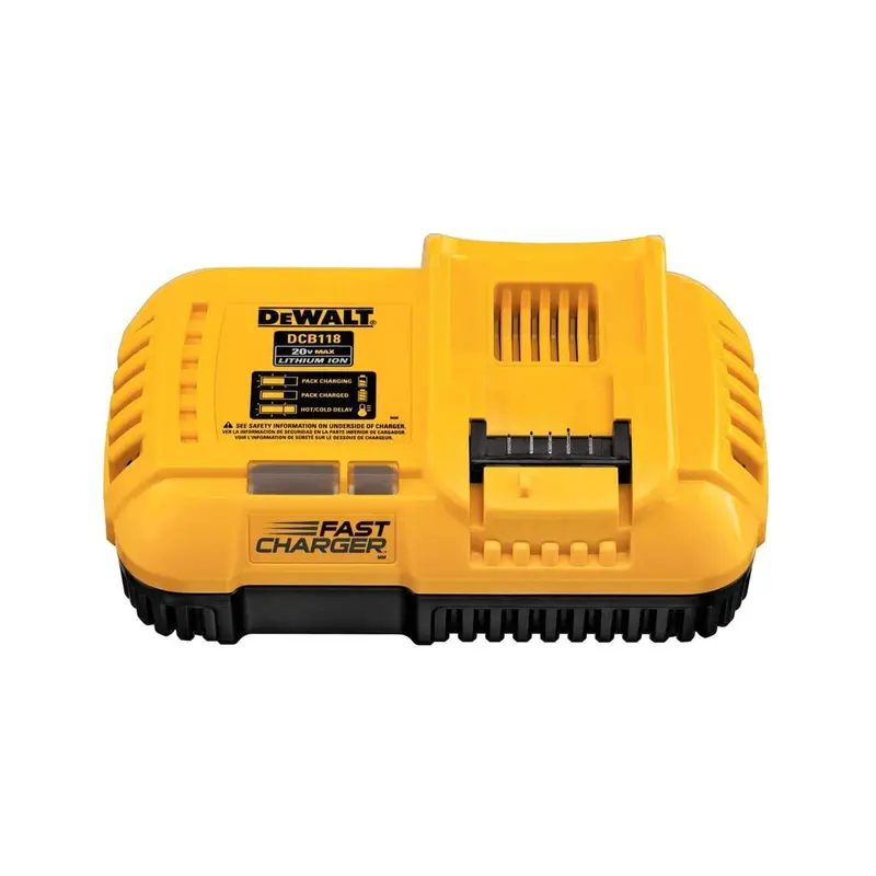 DeWALT DCB118 Fan-Cooled Fast Charger – Supports 20V MAX* and 60V MAX* Batteries