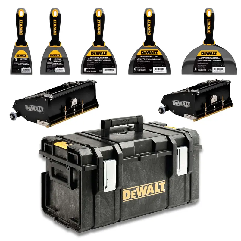 DeWALT Flat Box & Utility Knife Kit with ToughSystem Case