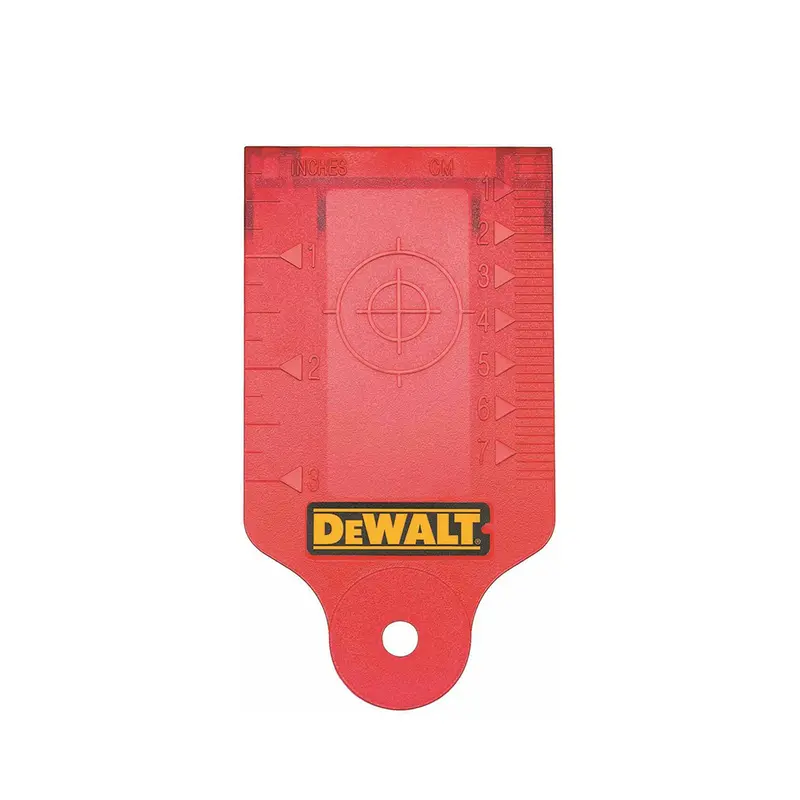 DeWALT High-Contrast Laser Target Card for Alignment Accuracy